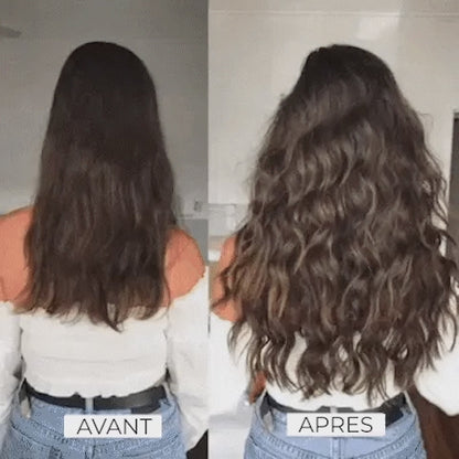 Kit d'Extensions de Cheveux Discrets (Ondulé + Lisse)